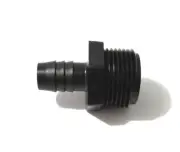(4) Four 3/4" NPT x 1/2" Hose Black HDPE Adapter Fitting