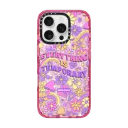 iPhone 16 Pro Impact Case MagSafe Compatible Everything is Temporary by Kelsie Cosmic