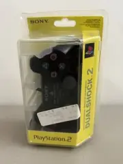OEM Sony Playstation 2 PS2 Dual Shock 2 Black Analog Controller Brand New! PS1