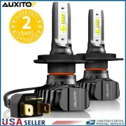 AUXITO H4 LED Headlight Kit Light Bulbs Hi/Lo Beam 6000K 9003 HB2 100W 9000LM (for: Smart)
