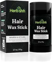 Herbishh Hair Wax Stick - Nourish & Style, Slick Wax Stick for Hair Smoothing, Flyaway Control, Frizz-Free, Perfect for Hairline & Nape Area, Pomade Stick for Hair Fly Away 2.7 OZ/75 G