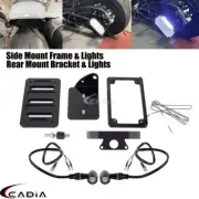 License Plate Holder Frame W/ LED Turn Light Kit For Harley Sportster S RH1250S