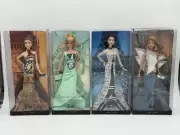 NEW Barbie Pink Label Dolls Of The World Landmark Collection Set (4) Sealed 2009