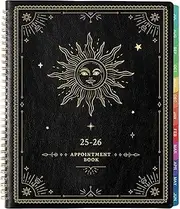 2025-2026 Appointment Book/Planner - Weekly Appointment Book/Planner 2025-2026, Jul.2025 - Jun.2026, 9"x 11", 2025-2026 Daily/Hourly Planner with Tabs, 15-Minute Interval, Flexible Soft Cover - The