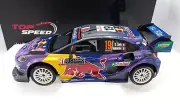 Model Car 1:18 Top Speed Tsm Ford Puma Rally 1 Loeb Winner Monte Carlo 2022