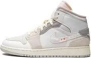 [Nike] Jordan Youth Jordan 1 Mid SE Craft DQ3726 100 - Size 7Y