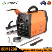 HITBOX 2 IN 1 Flux Core MIG Welder Inverter Gasless HBM1200 MMA Welding Machine