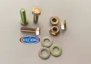 5/16 x 1 UNC Hex Bolt Zinc Yellow High Tensile grade8 Kit 10 bolt/washer/fnut