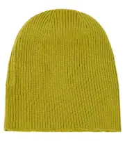 [Rick Owens Kids] Rick Owens Kids Ribbed-knit wool beanie Y 12 yellow