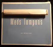1940's Meds Single Early Cardboard Applicator Tampon - Vintage Feminine Hygiene!