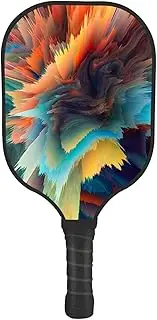 Pickle Ball Rackets for Adults | Lightweight Fiberglass Ball Paddle,Fiberglass Outdoor Sports Pickle Ball Paddle with Honeycomb Panel Design