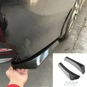 2pcs Car Body Rear Bumper Lip Diffuser Splitter Canard Protector Accessories (for: Renault)