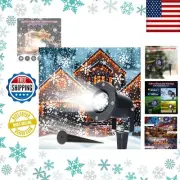 Elegant Waterproof Christmas Projector Lights with Dynamic Snowflake Effects