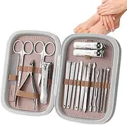 Manicure Set - Easy to Use Stainless Steel Manicure Scissors | Body Cleaning Products, Set for Business Travel, Salon, Home, Traveling, Camping
