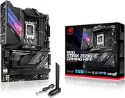 Asus ROG Strix Z690-E Gaming WiFi Desktop Motherboard - Intel Z690 Chipset - Socket LGA-1700 - Intel Optane Memory Ready - ATX - Pentium Gold, Celeron, Core i5, Core i7, Core i9 Processor Supported -