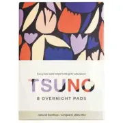 Tsuno Natural Bamboo Pads Overnight (Winged & Ultra-Thin) 8pk