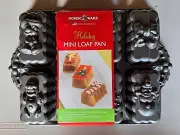 Nordicware Xmas Mini Loaf Pan, NWT