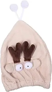 Microfiber Dry Hair Hat Cartoon Animal Design Fast Dry Absorption Hair-Drying Cap for Shower Bath Lightweight Towel Bathing Cap