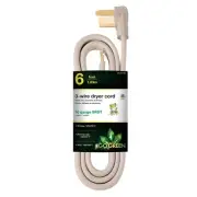 Go Green Power GoGreen Power 6' 3W Dryer Cord (GG-27106)