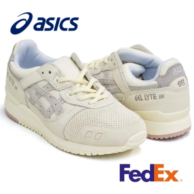 ASICS GEL-LYTE III OG 1203A523 100 Cream Oyster Grey Sports Style Shoes oki10