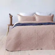 Botanica Embossed Coverlet Set Single/Double (Shell, Ash, Glacier, Teal, White)