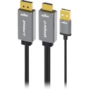 MBEAT LC7996 4K 1.8M HDMI To Display Port Cable With USB Power Tough Link