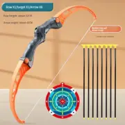52Cm Bow and Arrow Toy Set for Children Archery Practice Recurve Outdoor Sorts S