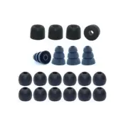 Size Large 10 pair assortment replacement ear tips earphone tips earbuds
