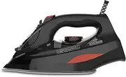 [BLACK+DECKER] Steam Iron | BXIR3000E | 3000W | Ceramic Sole | Steam Performance 200 g/min | 45 g/min Continuous Steam Performance | Double Anti-Limescale System | Spray Function | Disinfecting Vertical