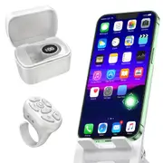 Bluetooth Remote Control Scrolling Ring With Charging Case Page Turner
