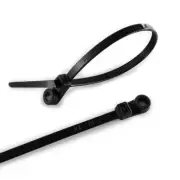 Plastic Ties with Screw Holes 100 Pack 7.5 Inch Mount Head Electrical Zip Tie...