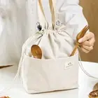 Thickened Lunch Drawstring Bag Rice Box Storage Pouch School