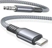 [Elebase] iPhone 16 16e 15 Aux Cable 1.2M,USB C Aux Cable,Type C to 3.5MM Jack Audio Adapter Auxiliary Cord for Car,New Apple 15 Pro Max Plus,iPad Mini Air,Samsung Galaxy Z Fold Flip,S25 S24 S23 Ultra