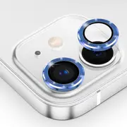 ZUSLAB iPhone 11 Pro Camera Lens Protector, 9H Tempered Glass Camera Cover Screen Protector Metal Individual Ring for Apple - Blue