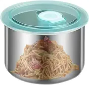 Iouyjiu Stainless Steel Food Containers, Meal Prep Leakproof Lids Silicone - Practical Stackable Travel for Snacks Small Portions School Nursery