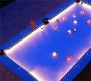 Bar Billiard Pool Table Bumper LED RGB Color Changing Lights Remote