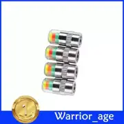 4Pcs Car Auto Tire Monitor Valve Dust Cap Pressure Indicator Sensor Eye Alert (for: Honda)