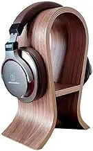 Headset Stand Headset Holder Universal U Shape Wood Headphones Stand Holder Earphone Hanger Wooden Headset Desk Display Shelf Rack Stand Bracket Desktop Headset Holder