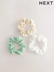 Yellow/Green/Ecru Scrunchie 3 Pack (AA1857) | $11