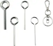 5IN1 Ring Allen Wrench Set - 5/64" 1/8" 5/32" 7/32" Allen Key Door Keys with 1