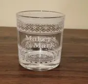 Makers Mark Limited Edition Holiday Sweater Bar Whiskey Low Ball Glass