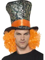 Mad Hatter Hat with Hair