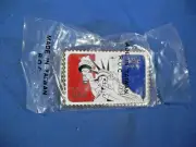 18 c Airmail Statue of Liberty USA USPS stamp pin pinback The March Co. postal