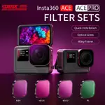 適用於 INSTA360 ACE PRO/ACE 濾鏡套裝 ND8/ND16/ND32/CPL 防水濾鏡