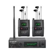 Phenyx Pro Wireless in Ear Monitor System, True Stereo UHF IEM, in Ear Monito...