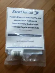 STAR DENTAL 430 and Solar Handpieces Lubefree VORTEX autochuck TURBINE #263738