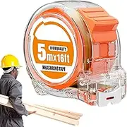 cm Measuring Tape - 16 FT Retractable Tape Measures - Professional Imperial Measuring Tool, Engineer Distance Meters, Linear Measurement for Women Electricians
