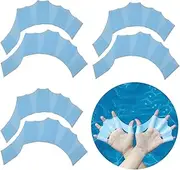 Swimming Hand Paddle Finger Frog Type Water Resistance Gear Paddle Fins Silicone Swimming Gloves Aquatic Gloves Swim Flippers for Kids Women Men Swimming Training Snorkeling