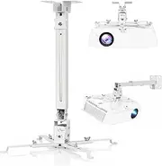 DAWASAPAT Adjustable Projector Ceiling/Wall Mount - 3-in-1 Universal Bracket for Projector Mounting, Universal Height Adjustable Mount Holder with Extension Pole