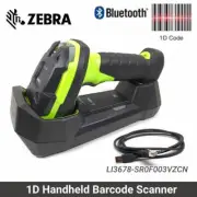 Zebra LI3678-SR0F003VZCN Wireless 1D Handheld Barcode Scanner w Cradle+USB Cable